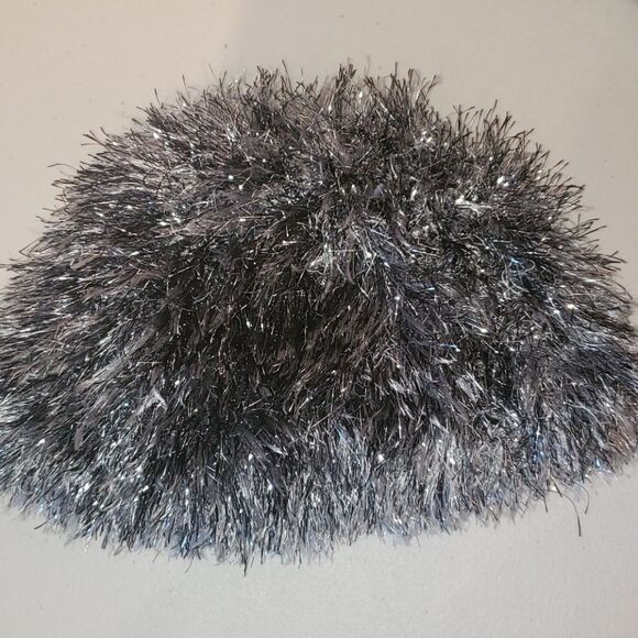 Shimmery Silver Beanie Hat - Picture 5 of 5
